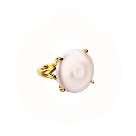 LuvaLu Jewellery - Perle Ring - forgyldt sterlingsølv 7A.F761.09
