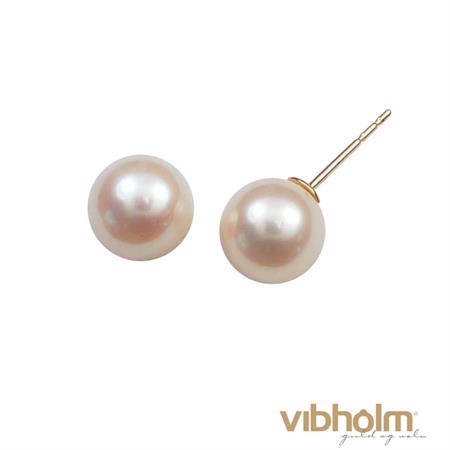 Vibholm - Perle ørestikker - 9 karat guld BE7580