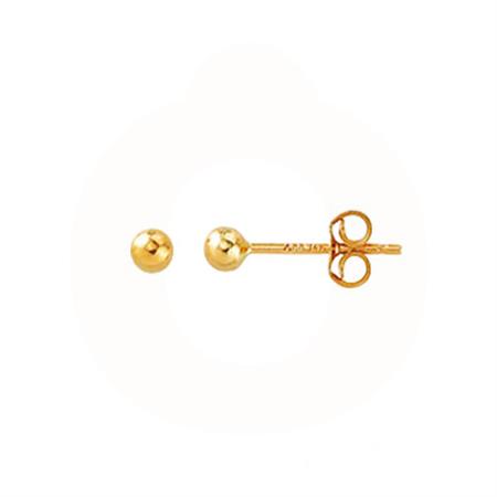 Vibholm GULD - Kugle ørestikker - 8 karat guld BSC4/BE0003MM-V