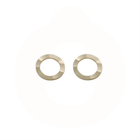 Vibholm - Cirkel ørestikker - 9 karat guld FE4070