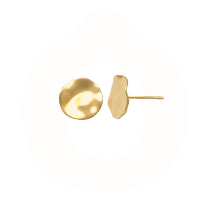 Vibholm GULD - Plade ørestikker - 9 karat guld PT46510
