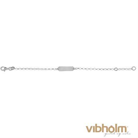 Vibholm - Børnearmbånd med plade - sterlingsølv JB-150562