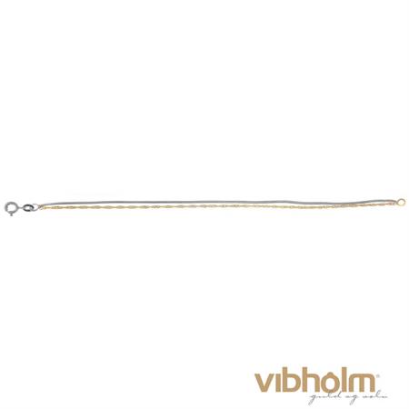 Vibholm - Armbånd - sterlingsølv/forgyldt JB-150771