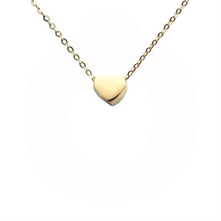 Vibholm - Hjerte halskæde - 9 karat guld NC0091