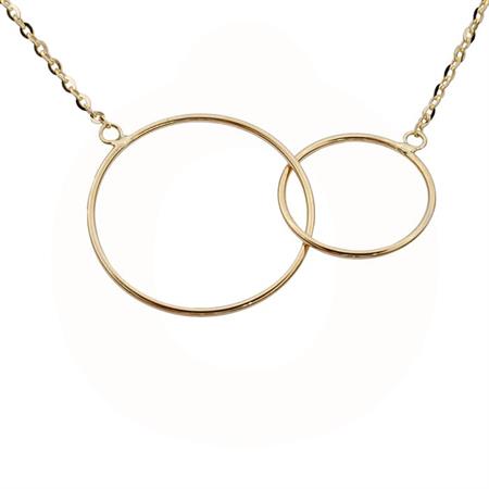 Vibholm - Cirkle halskæde - 9 karat guld NC0331