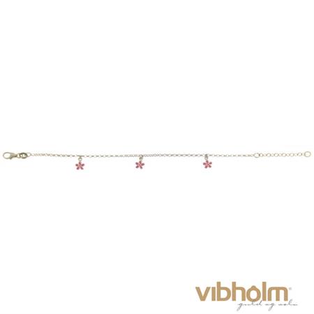 Vibholm - Børnearmbånd Blomster - sterlingsølv O52024