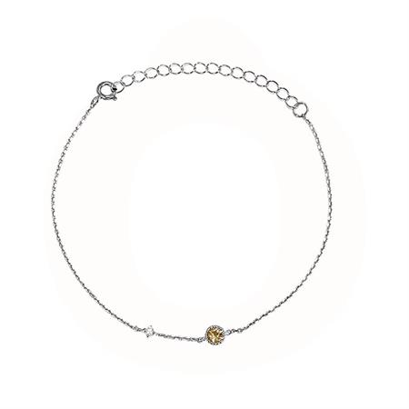 LuvaLu Jewellery - Armbånd Med Zirkonia - sterlingsølv LS10054R
