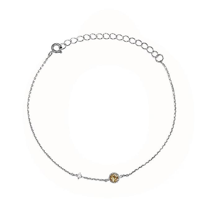 LuvaLu Jewellery - Armbånd Med Zirkonia - sterlingsølv LS10054R