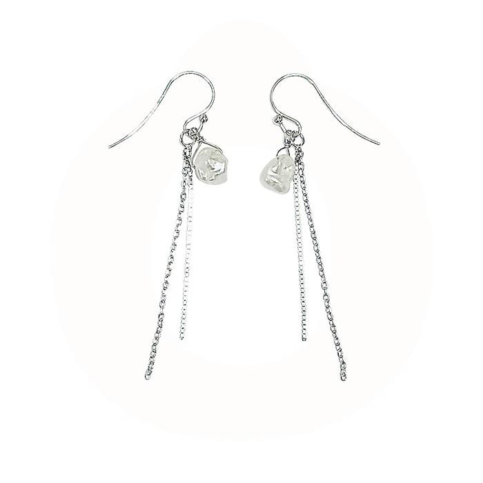 LuvaLu Jewellery - Perle Ørebøjler - sølv m/ferskvandsperler LS60155R