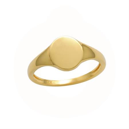 Vibholm - Plade ring - 14 karat guld ST46388