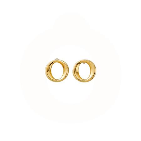 Vibholm GULD - Cirkel ørestikker - 8 karat guld BSC50/SE0019