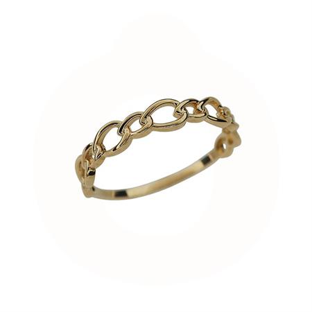 Vibholm GULD - Chain ring - 9 karat guld KR1022