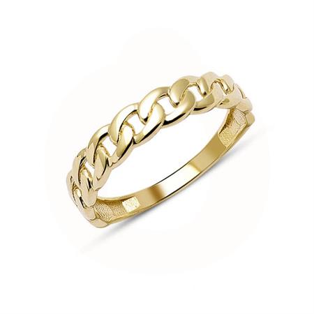Vibholm GULD - Chain ring - 8 karat guld OA-TS585