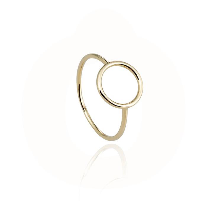 Vibholm - Cirkel ring - 9 karat guld ST6509