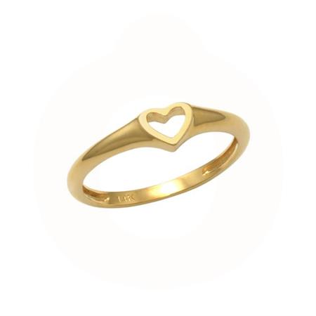 Vibholm - Hjerte ring - 9 karat guld ST46385
