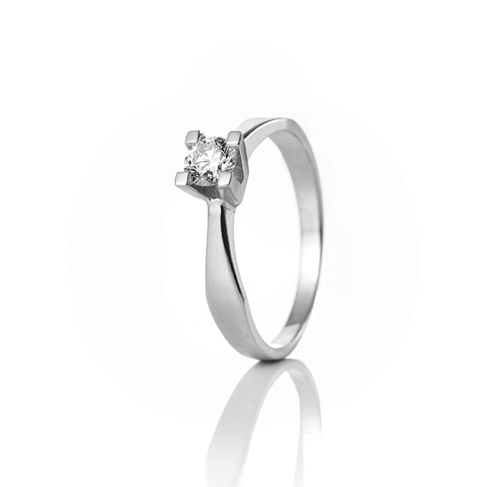 Vibholm - Passion for Diamonds Ring - 14 karat hvidguld m/0,25 ct.